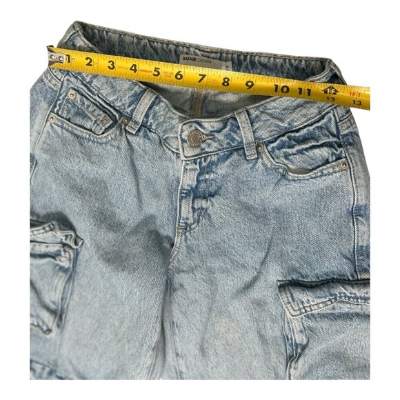Garage Denim Women's Wide Leg Slouchy Baggy Cargo Jeans | Sz 25 Y2K Streetwear - Picture 10 of 15